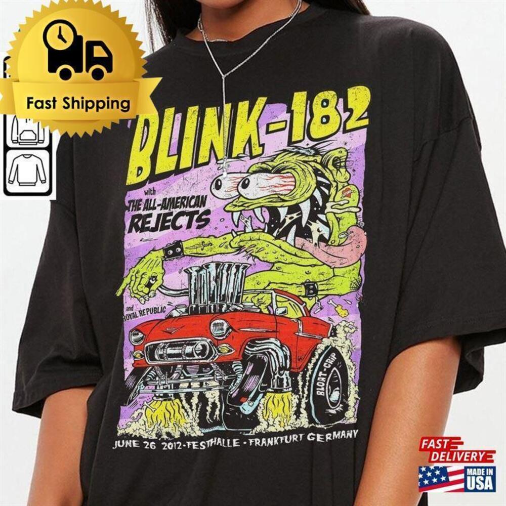Blink 182 Music Shirt Y2K Rock Band V2 Retro 90S Tee T-Shirt